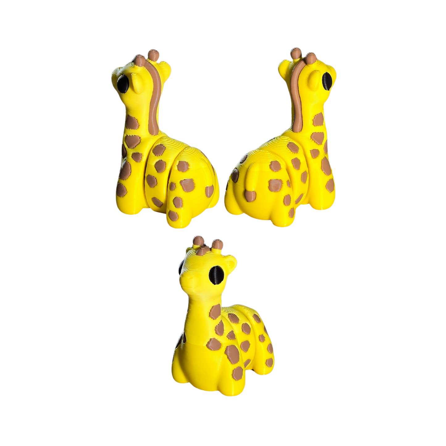 Flexible Pocket Sized Giraffe Zoo Animal Toy