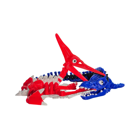 Cyberprint Toys Skeleton Dinosaur Swooping Pteranodon