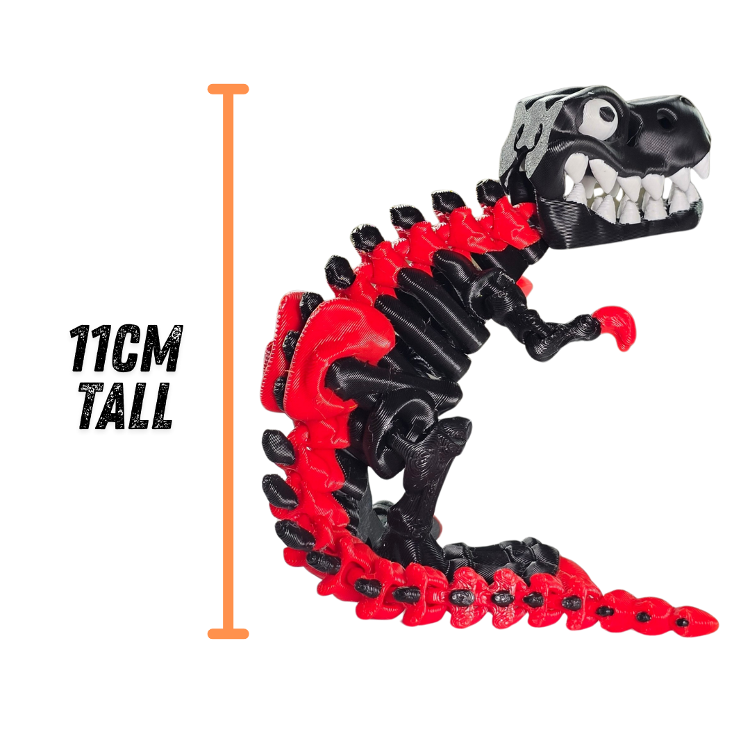 Articulated Carnivore Trio Fidget Toy Pack