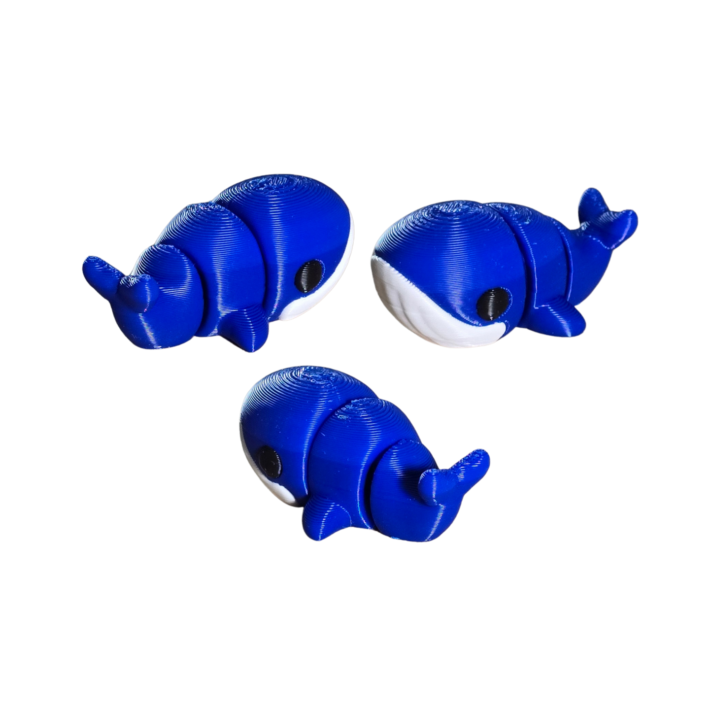 Flexible Pocket Sized Blue Whale Sea Animal Toy
