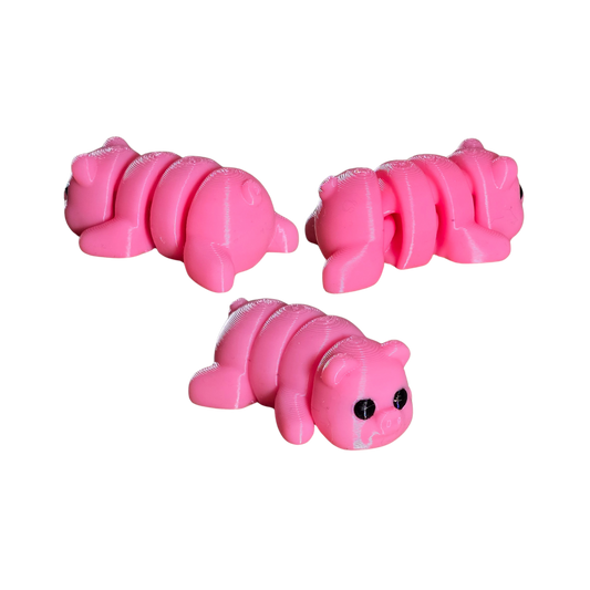 Flexible Pocket Sized Pig Farm Animal Toy