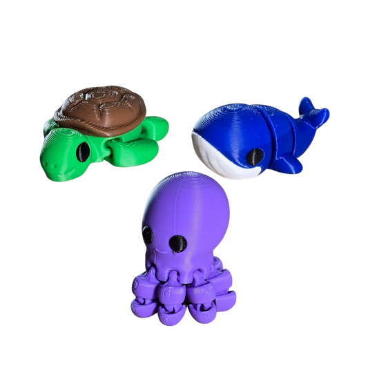 Pocket Sized Mini Sea Animal Pack