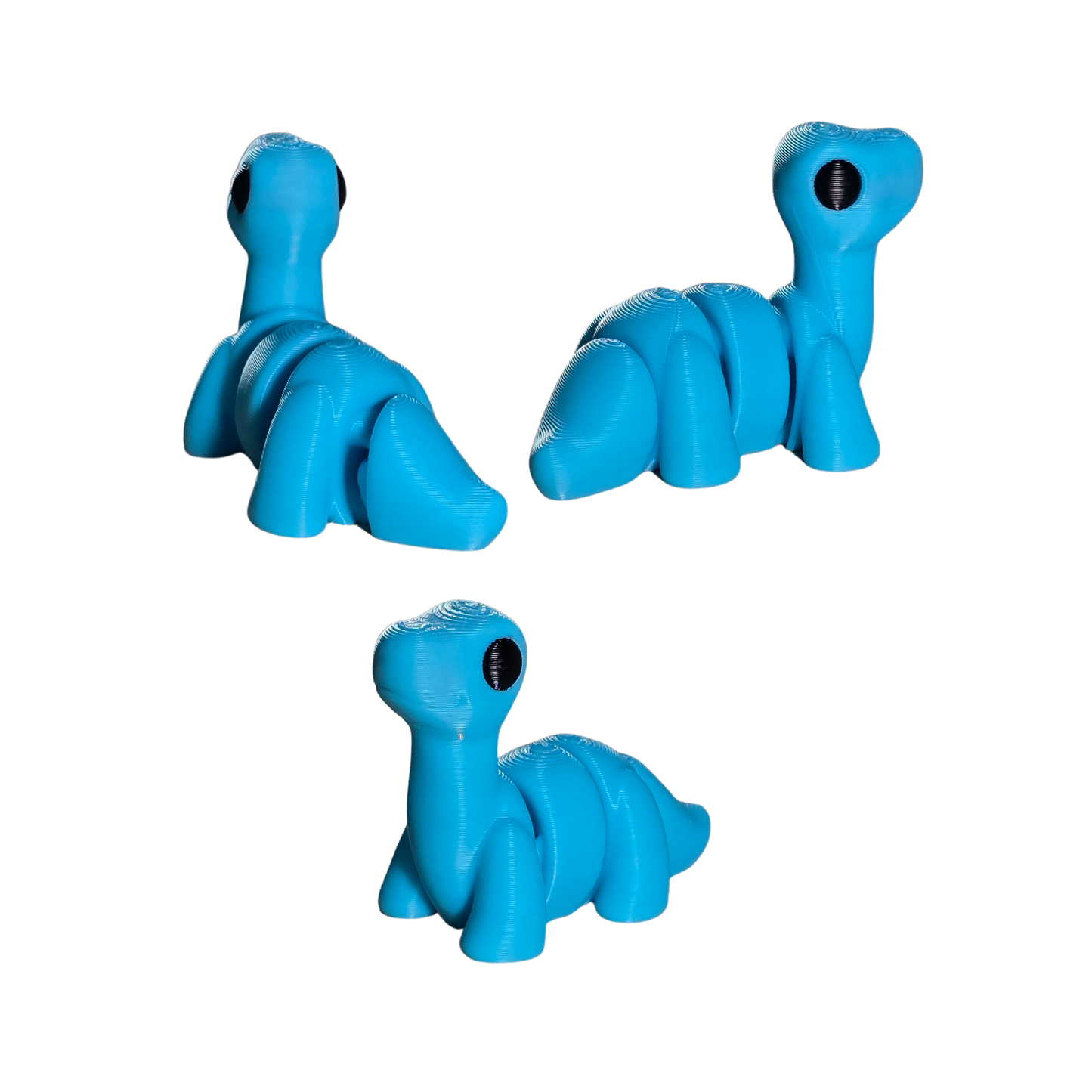 Flexible Pocket Sized Brontosaurus Dinosaur Toy
