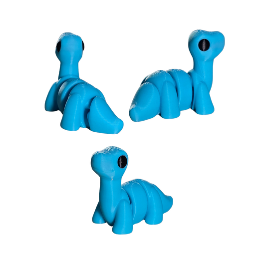 Flexible Pocket Sized Brontosaurus Dinosaur Toy