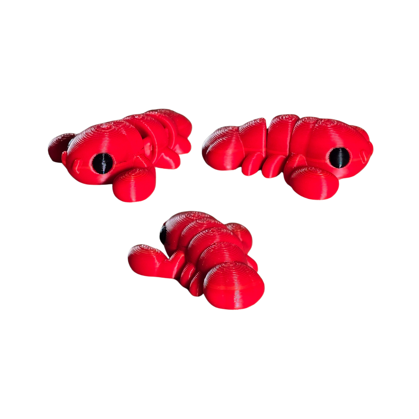 Flexible Pocket Sized Lobster Fidget Toy