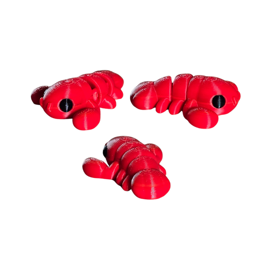 Flexible Pocket Sized Lobster Fidget Toy