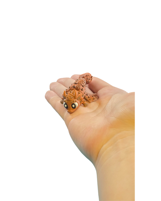 Articulating Cookie Baby Dragon With Cookie Dough Egg