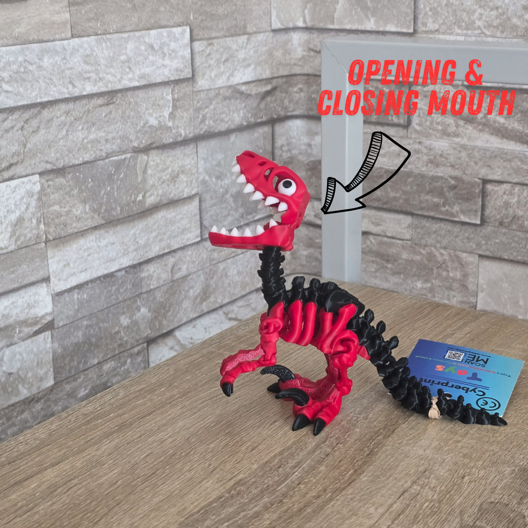 Raptor Dinosaur - Flexbile Figure Toy
