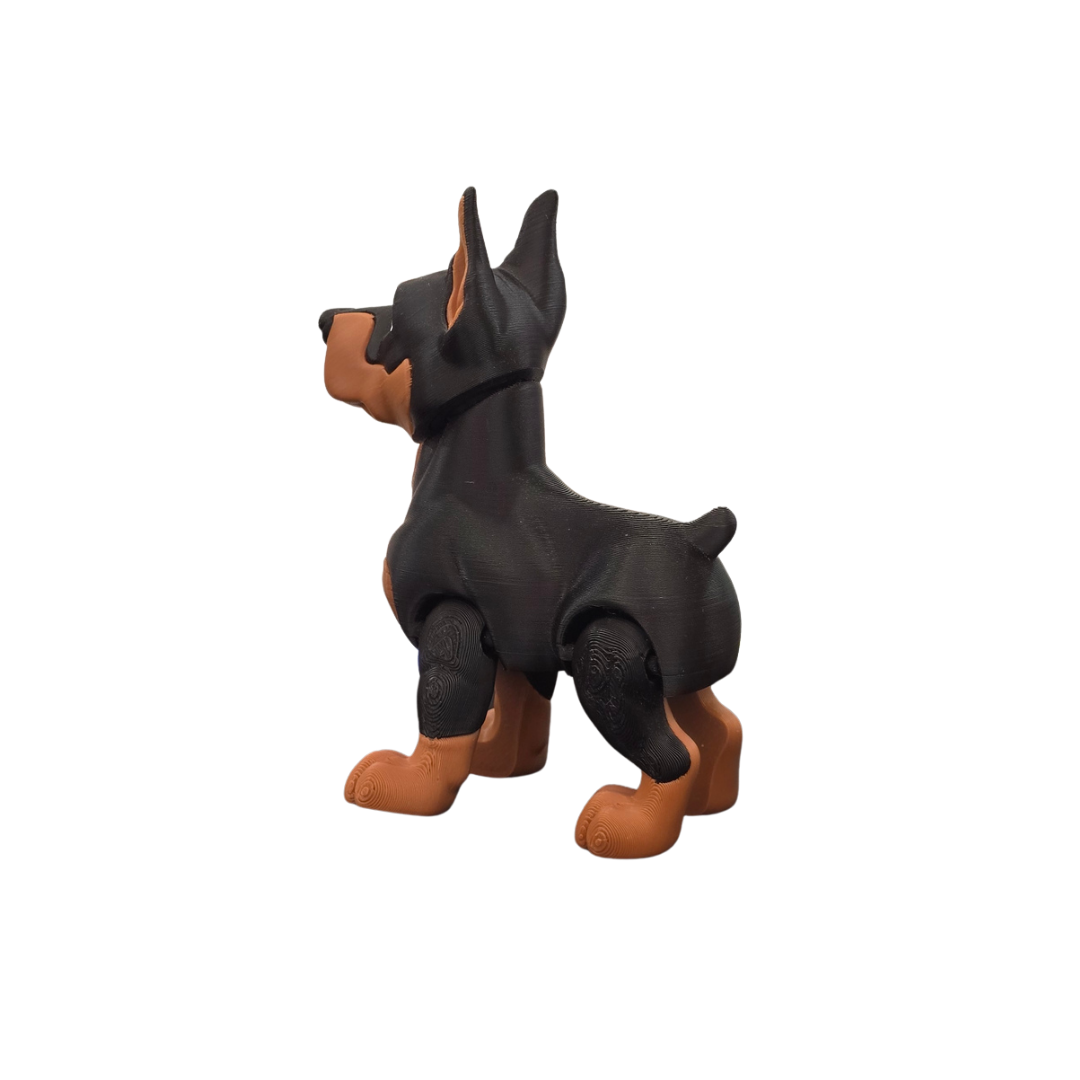 Doberman Articulated fidget pet