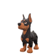 Doberman Articulated fidget pet
