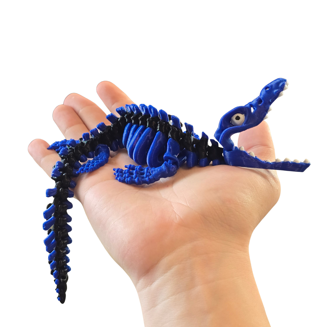 Mosasaurus Dinosaur - Articulated 3D Printed Toy