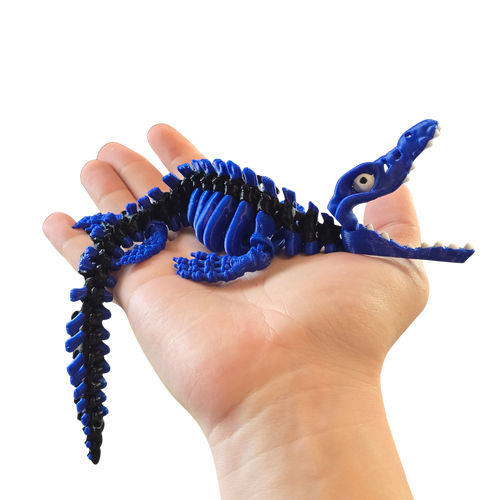 Mosasaurus Dinosaur - Articulated 3D Printed Toy