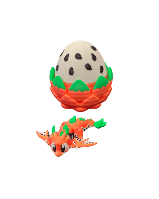 Fidget Dragonfruit Dragon With Opening Egg